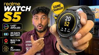 Realme Watch S5 First Look & Leaks - 1.43" AMOLED, GPS & 20 Days Battery !