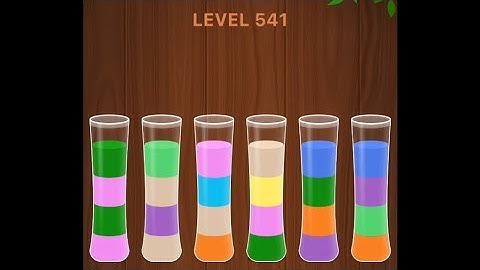 Sort Em All Level 541 water puzzle walkthrough