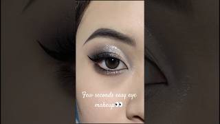 Glam Silver Glitter #Eye #Makeup Tutorial | #Easy & Stunning Look ✨