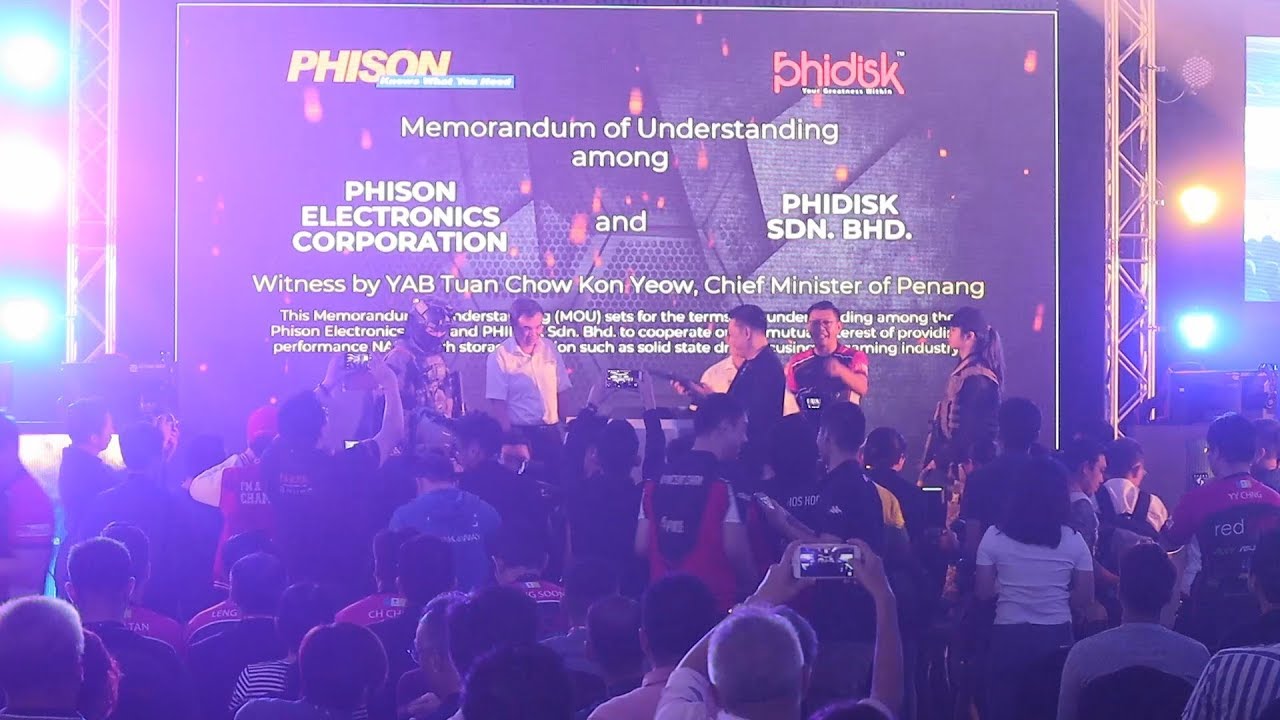 MOU between Phison and Phidisk Sdn Bhd at The Elite ...