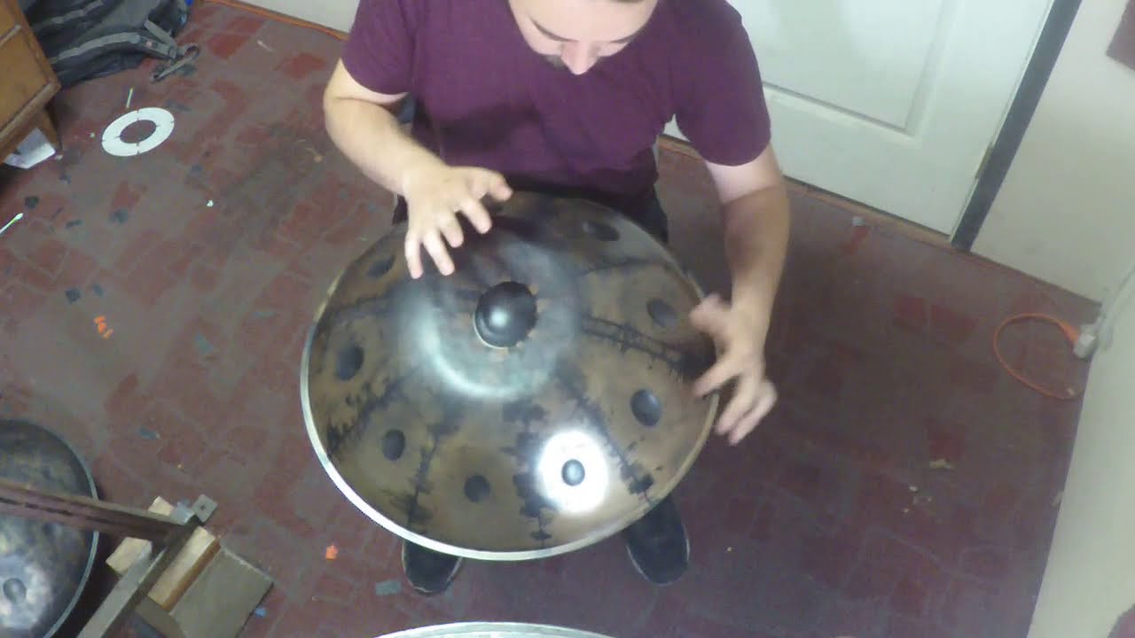 Hamsa Handpans - D minor 10 (Celtic Minor scale)