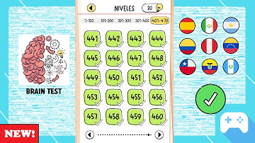 Brain Test | Niveles 441 - 460 | Todas las soluciones explicadas ✅