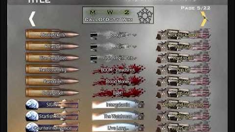 mw2 titles and emblems and how to unlock them