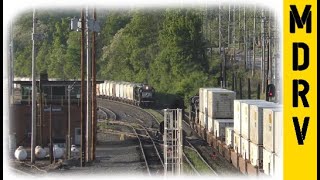 [4K] A busy day at Norfolk Southern's Conway yard