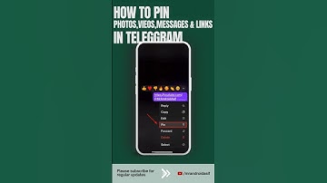 How to pin messages,photos,videos or links in #telegram #iphone15 #ios ​⁠#viral #trending #yt