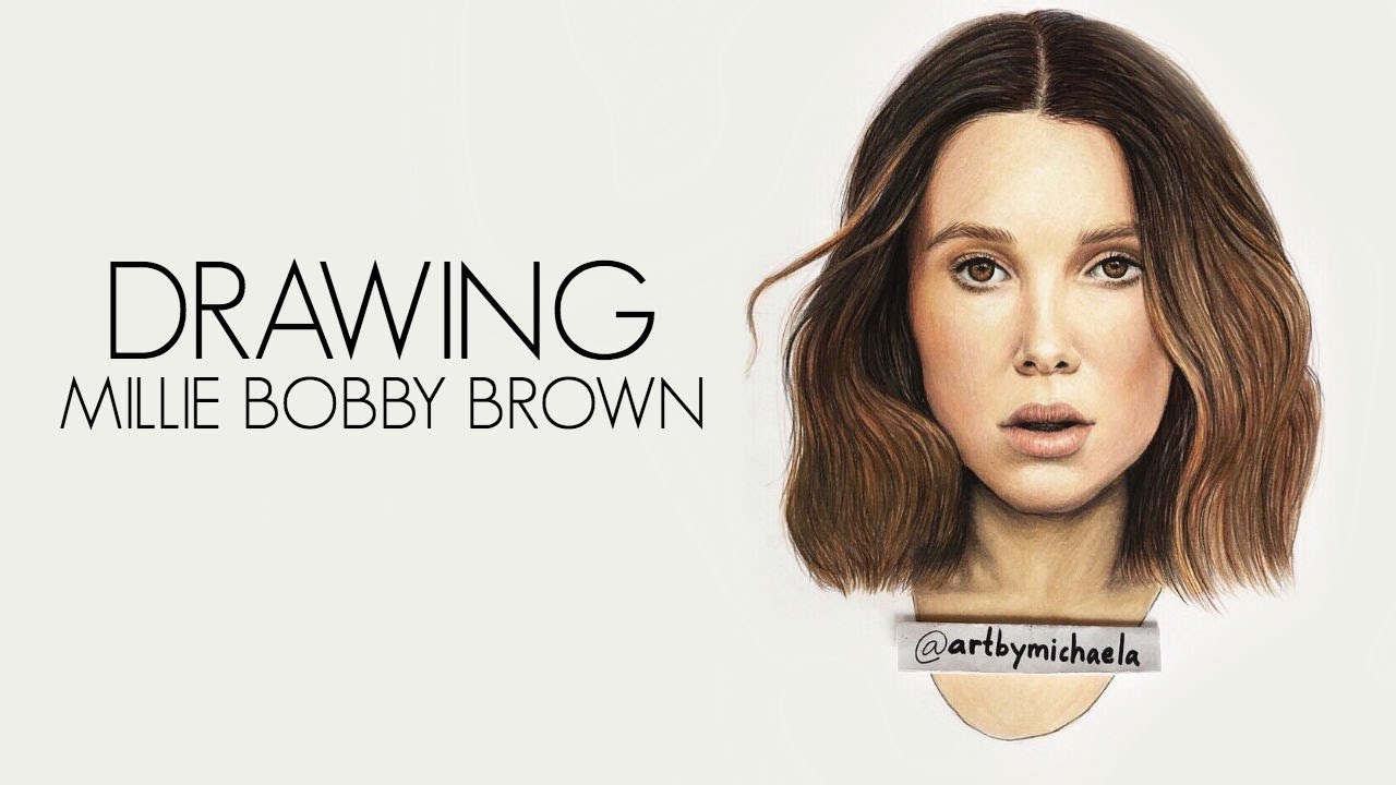 Drawing of Millie Bobby Brown by melanie67 on DeviantArt