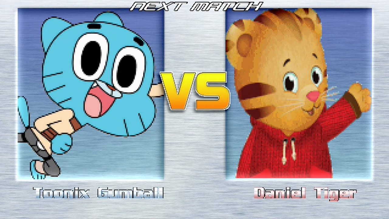 M.U.G.E.N BATTLES | Toonix Gumball vs Daniel Tiger