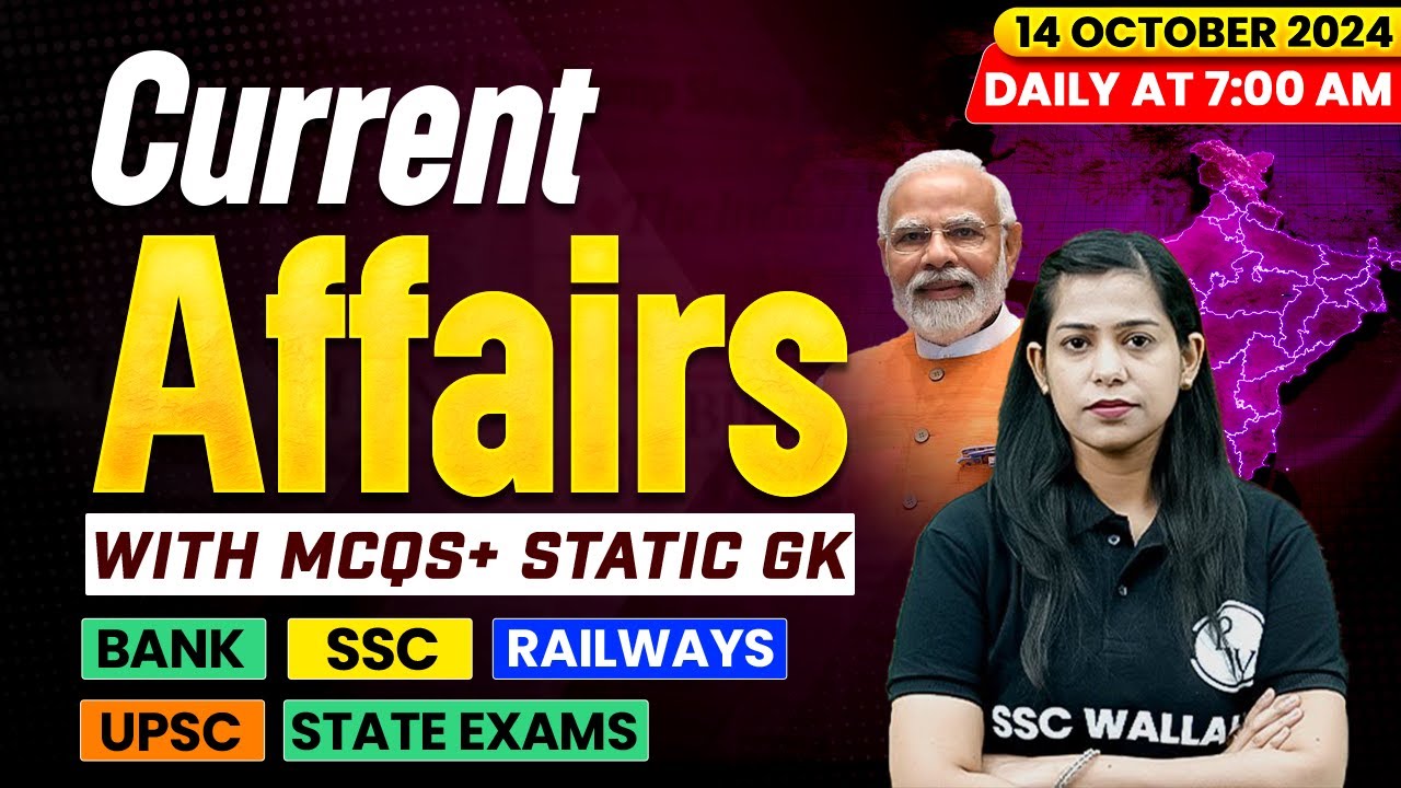 Current Affairs Today | 14 October 2024 | Current Affairs 2024 | Daily ...
