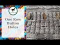 One Row Buttonhole