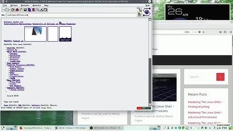 NCSA Mosaic : The first graphical Web browser, 25 years later. A "Cooking With Linux" quickie!