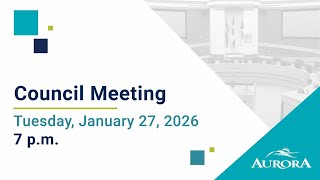 January 27, 2026 Council Meeting