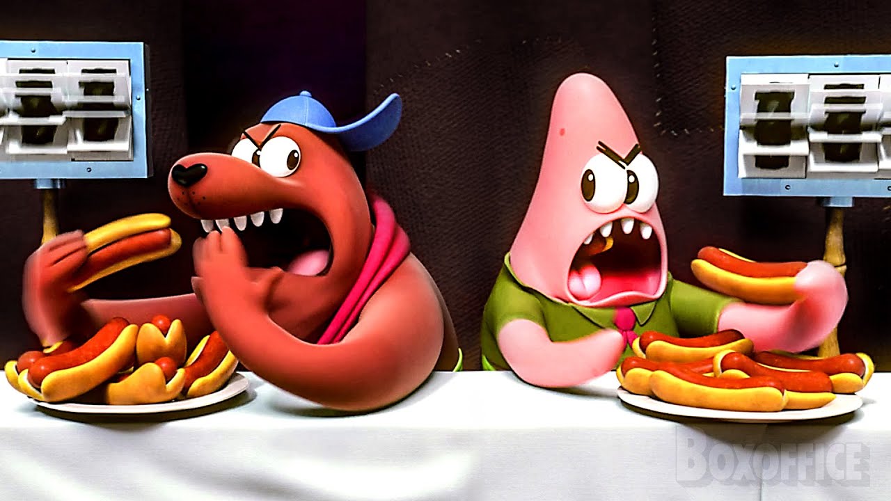 The Kamp Koral Hotdog Eating Contest | Kamp Koral (Baby SpongeBob Series)