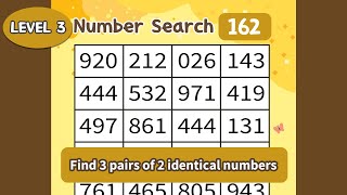 Boost Your Memory Naturally! The Surprising Power of Number Matching Games  3-162 screenshot 1