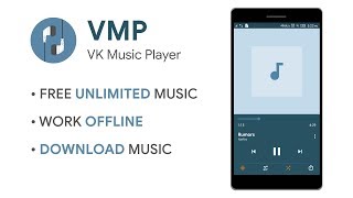 VMP - Unlimited free music on Android from VK 2019 Download and Listen screenshot 1