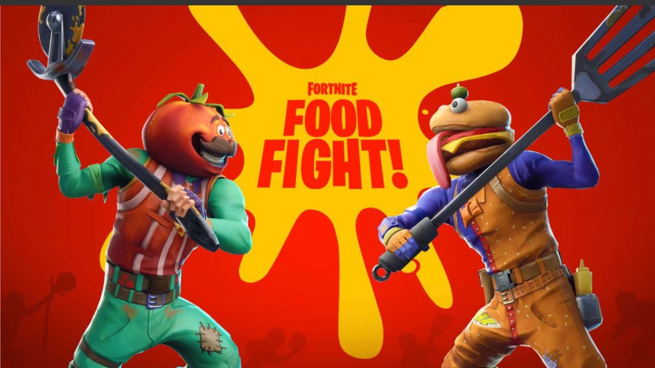 Fortnite - Food Fight - Balloon Glitch - Easiest Match Ever!!!