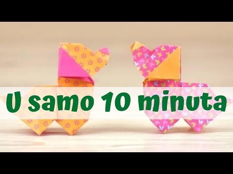 Video: Kako Napraviti Origami Psa