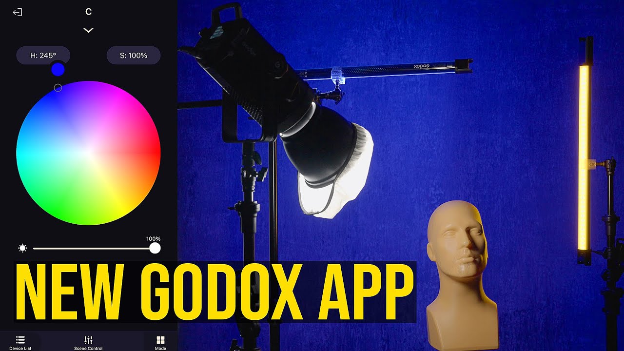 New Godox Light App for SZ150R and TL60 RGB LED Lighting iOS and Android YouTube