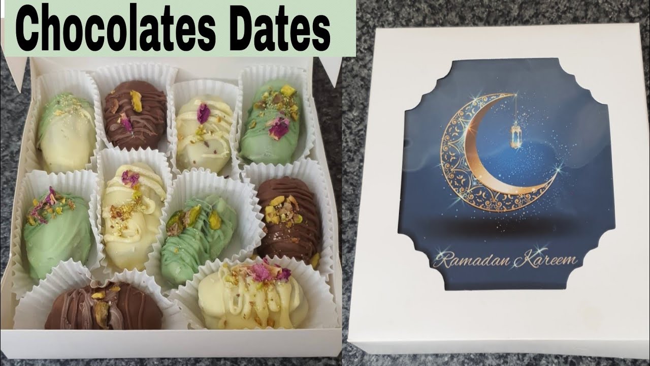 Special Chocolate Covered Stuffed Dates / Ramadan Special Recipe - YouTube