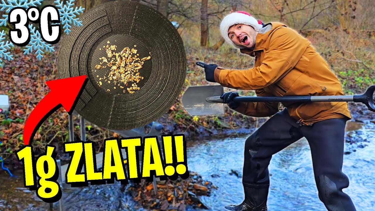 Vánoční RÝŽOVÁNÍ  ZLATA v 3°C!