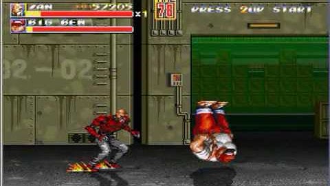 Streets of Rage Remake Stage 4 (With Customized Music) Part 2