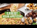 4 Epic Easy Vegan Appetizers - Including Vegan Crab Dip!  | 10 Minutes Prep Each