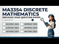 MA 3354 DISCRETE MATHEMATICS Previous Year Questions (2022-2025) Anna Univ Reg 2021