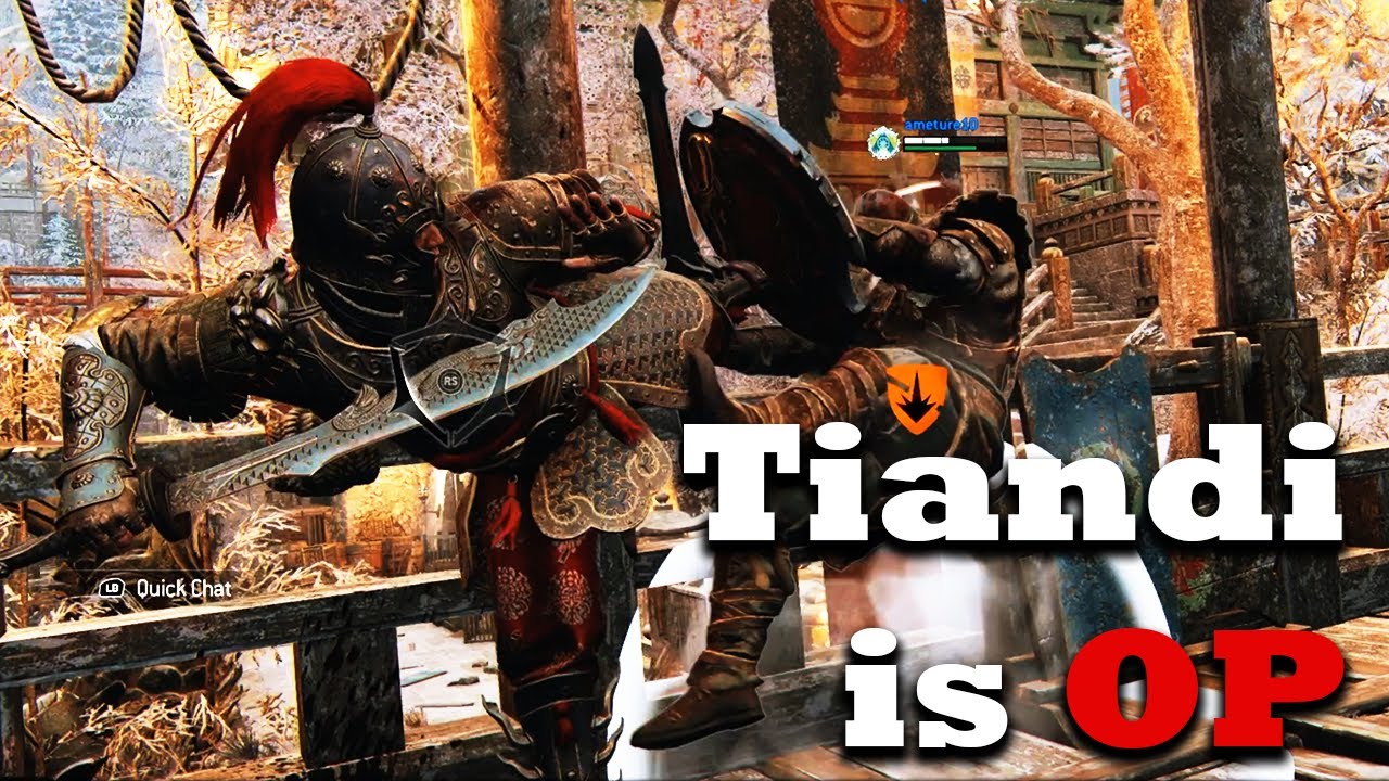 For Honor Tiandi Is OP Montage YouTube