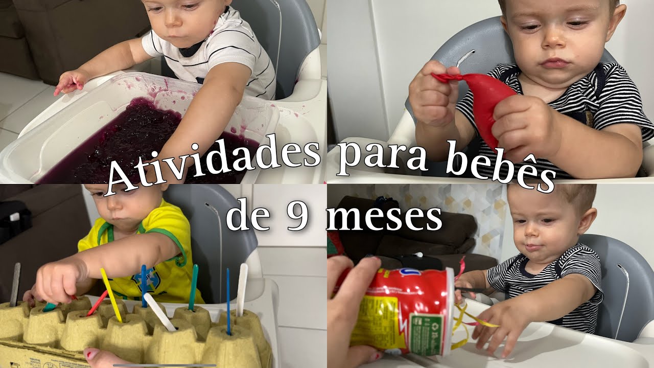 ATIVIDADES PARA BEBÊS DE 9 MESES |Ana Paula de Costa - YouTube