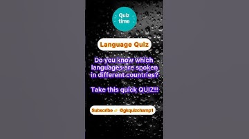 Language Quiz | GUESS the language spoken in different countries #english #languages #languagequiz