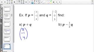 MA42 IB Adding Subtracting Vectors
