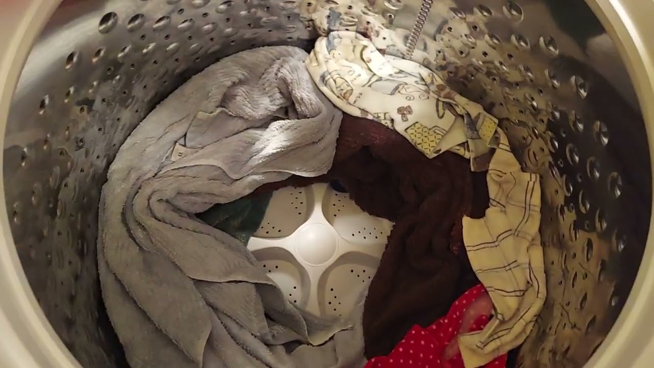 GE GTW750 washer, Stain removal test part 1 removing the stains YouTube