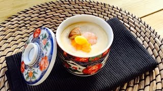 Japanese Steamed Egg 茶碗蒸し 차왕무시 by Rommy's Recipes
