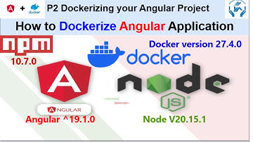 Angular Tutorial | Building app P2 | Dockerize your first Angular App | Containerize Angular project