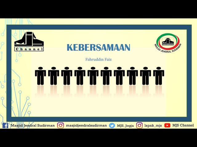 Ngaji Filsafat 390 : Kebersamaan | Dr. Fahruddin Faiz, M. Ag class=