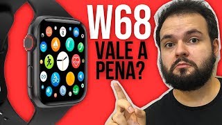 Smartwatch W68 Unboxing Review - Relógio com tela SEMPRE LIGADA! Vale a  pena? - Smartwatch W68 - YouTube