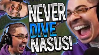 CONQUEROR NASUS.. GOOD? | NEVER DIVE D CANE!  Trick2G