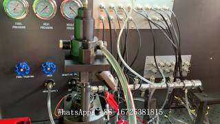 EUI & HEUI TESTING CR718 Common Rail System Test Bench Working Video Wealth