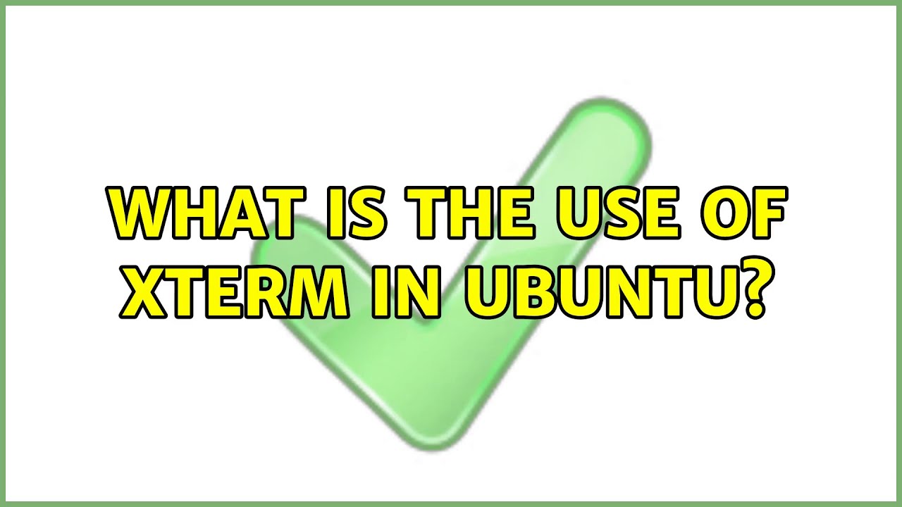 uxterm use uxterm use