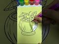 So Satisfying Coconut Art Color Mixing ASMR #shorts #colormixing #satisfying #sandart #kidsart