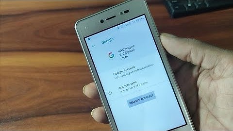 How to logout Google account in Lava z50, how to remove Google account in Android mobile