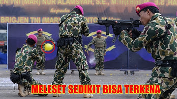 MELESET BISA KENA !!! MARINIR MENEMBAK BERHADAPAN