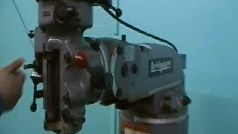 Bridgeport Series One Variable Speed Vertical Milling Machine