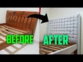 DIY HOW TO TRANSFORM AN OLD BED INTO A LUXURIOUS BED