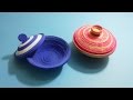 How to make coiled paper bowl