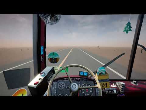 Desert Bus VR | Walkthrough Full Trip From Tucson to Las Vegas