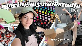 Moving My Nail Room! 💅🏻📦 Renovate, Declutter, Pack | We Bought A House! 🏡