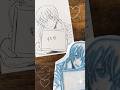 名探偵コナン　安室透を消しゴムはんこで彫ってみた #eraserstamp #animeart #anime #shorts #名探偵コナン