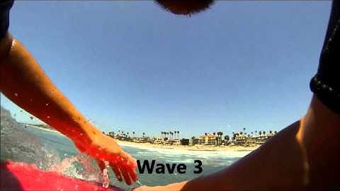 Bodyboarding GoPro Hero 3 Chest Mount