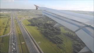 St.Petersburg - Pulkovo [LED] approach &amp; landing A320 &quot;Rossiya&quot; [013]