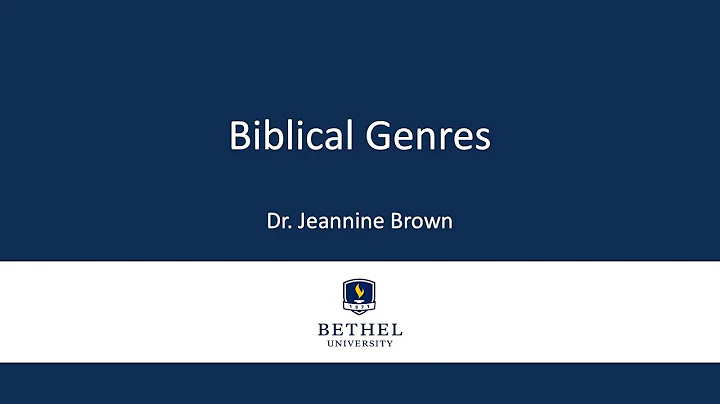 Generi letterari nella Bibbia